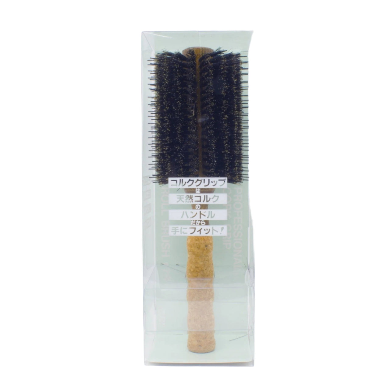 VESS_Round brush - Natural boar bristle - Cork grip 2.75"/ 7 cm_Cosmetic World