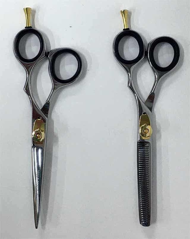 ECO MED_Scissor Set - 4.5" Shears + 4.5" Thinning shears_Cosmetic World