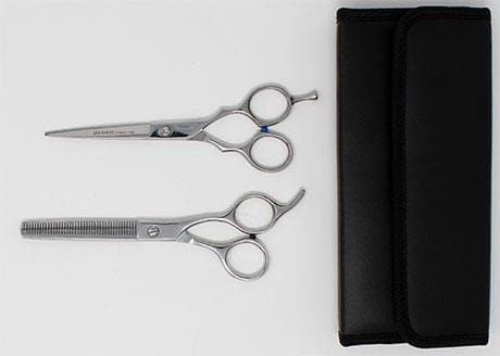 ECO MED_Scissor Set - 5.5” Shears + 5.5" Thinning shears + protective case_Cosmetic World