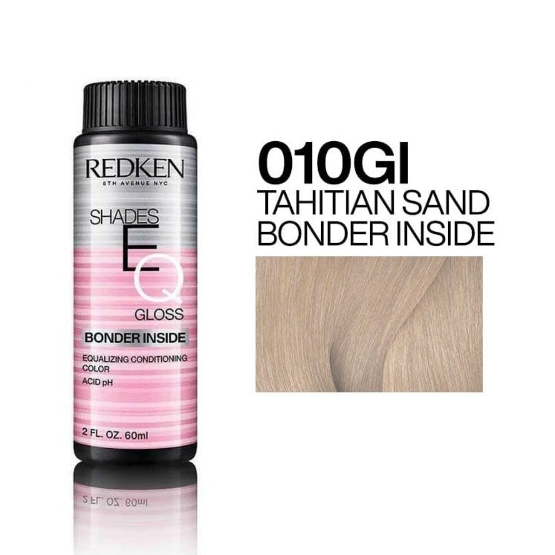Redken Shades EQ Gloss Bonder Inside – 010GI Tahitian Sand, 60 Ml, Für Glanz & Farbintensivierung
