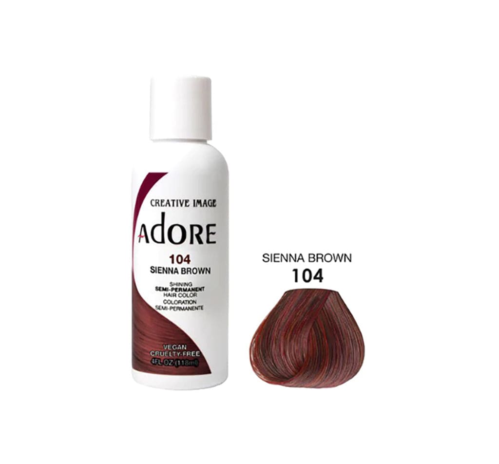 Adore Sienna Brown 104 semi-permanent hair color | cosmeticworld.ca