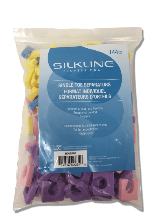 SILKLINE_Single Toe Separators 144pcs_Cosmetic World