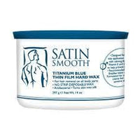 Thumbnail for SATIN SMOOTH_Titanium Blue Thin film Hard Wax 397g_Cosmetic World