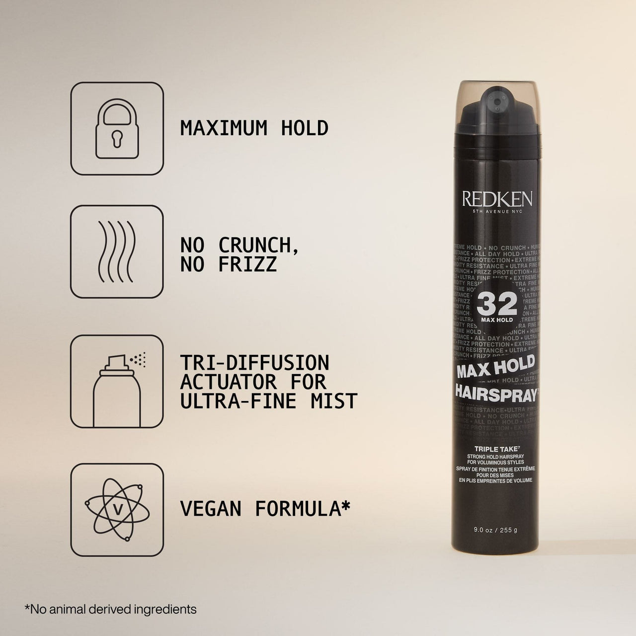 REDKEN_Triple Take 32 Max Hold Hairspray 255g / 9oz_Cosmetic World