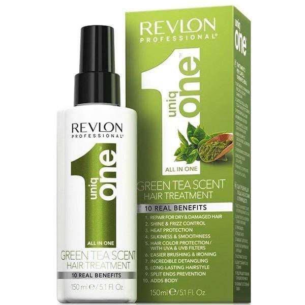 REVLON - UNIQ ONE_Uniq One All-In-One Green Tea Scent Hair Treatment 150ml / 5.1oz_Cosmetic World