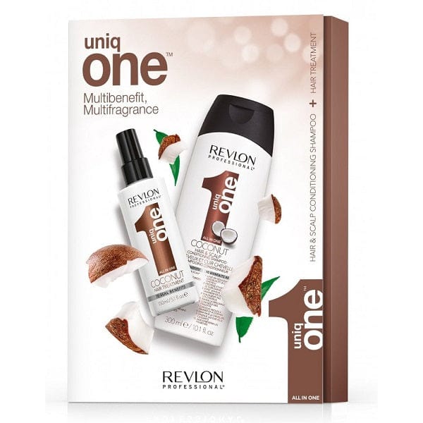 REVLON PROFESSIONAL_Uniq One Coconut Hair Treatment & Conditioning Shampoo Set_Cosmetic World