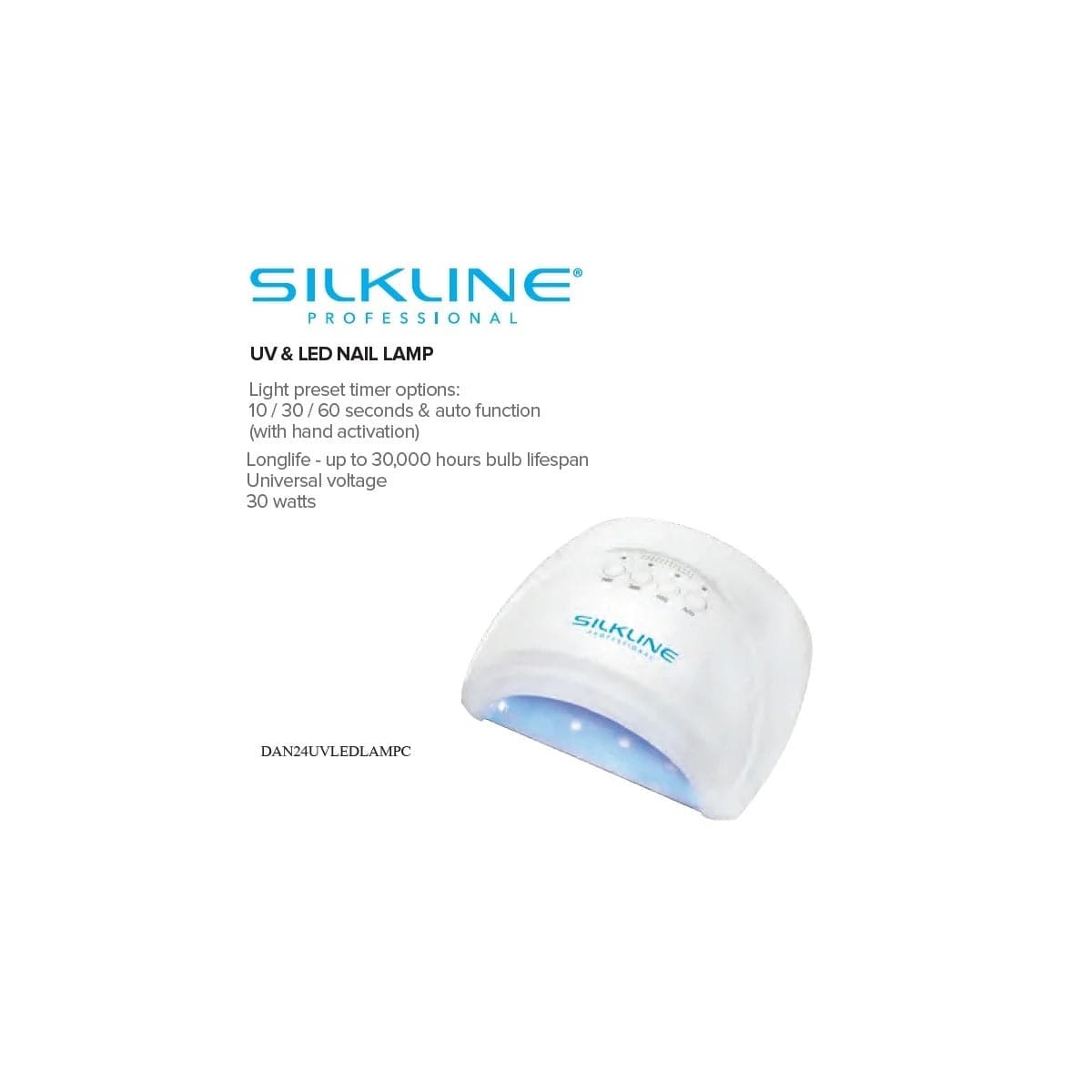 SILKLINE_UV & LED Nail Lamp Bonus manicure essentials_Cosmetic World