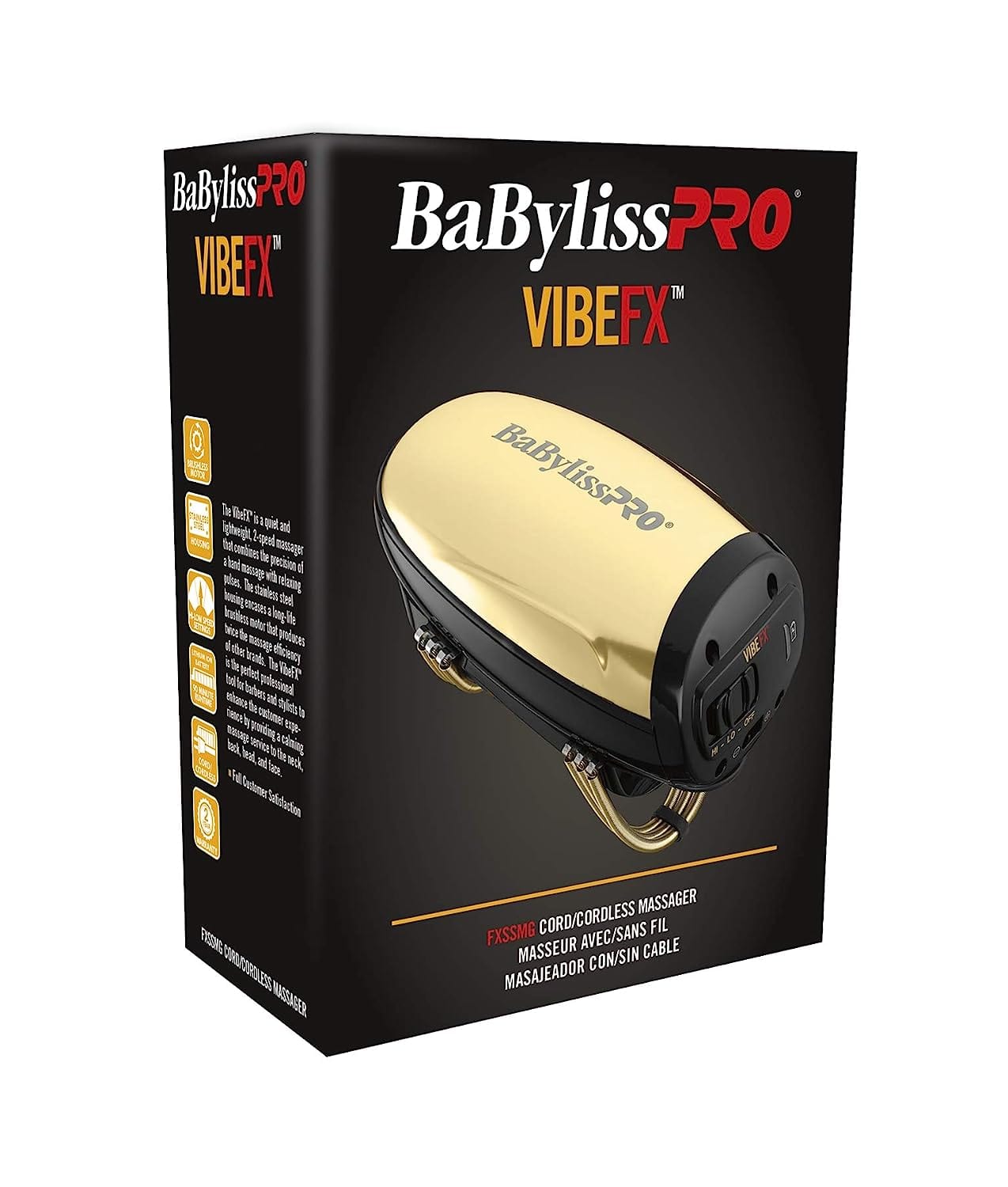 BABYLISS PRO_Vibe FX Cord/Cordless Massager_Cosmetic World