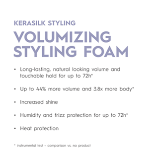 KERASILK_Volumizing Styling Foam_Cosmetic World