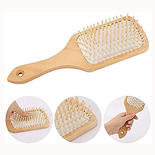 KECO_Wood handle Paddle brush_Cosmetic World
